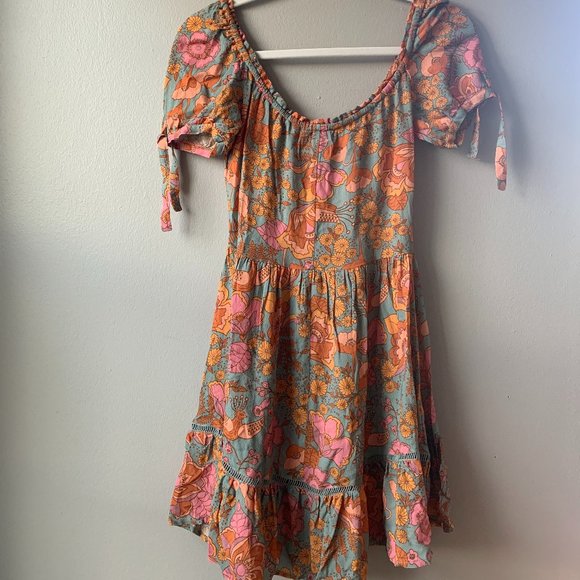 NINE LIVES BAZAAR retro-inspired 'Sadie Mini Dress' in Opal RARE! - Picture 2 of 4